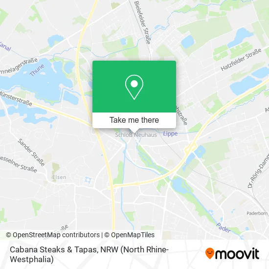 Карта Cabana Steaks & Tapas