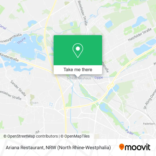 Карта Ariana Restaurant