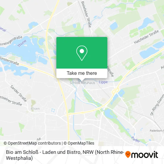 Карта Bio am Schloß - Laden und Bistro