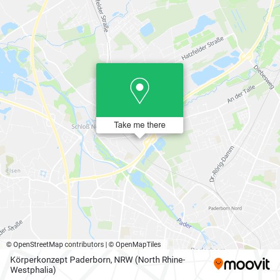 Körperkonzept Paderborn map