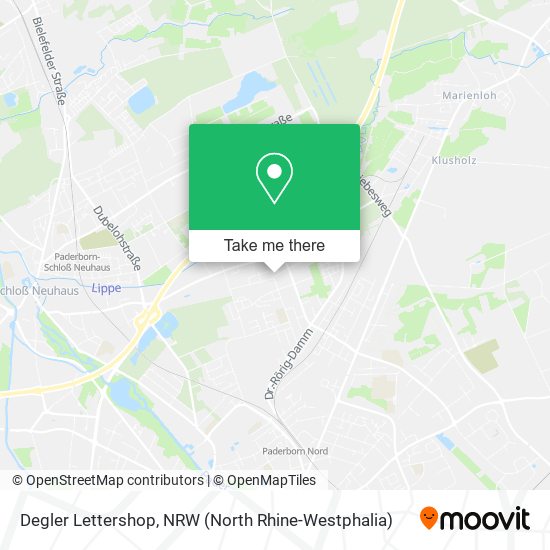 Degler Lettershop map