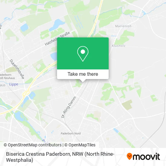 Карта Biserica Crestina Paderborn