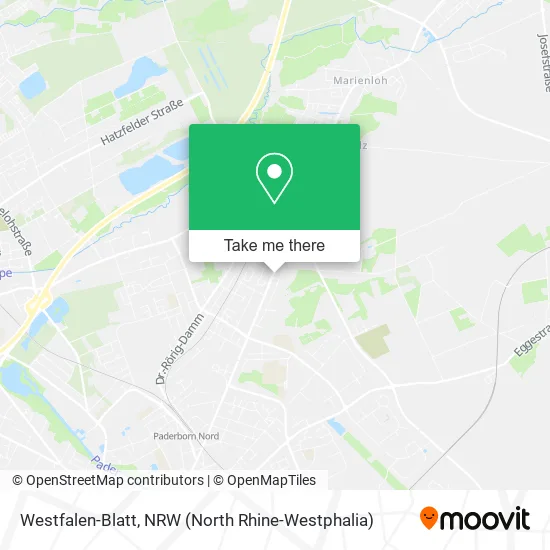 Карта Westfalen-Blatt