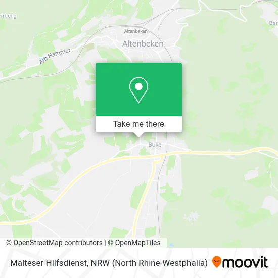 Malteser Hilfsdienst map