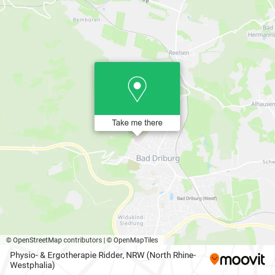 Карта Physio- & Ergotherapie Ridder