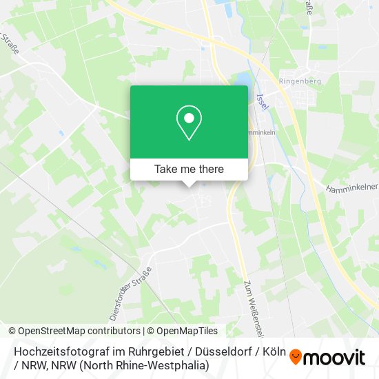 Hochzeitsfotograf im Ruhrgebiet / Düsseldorf / Köln / NRW map