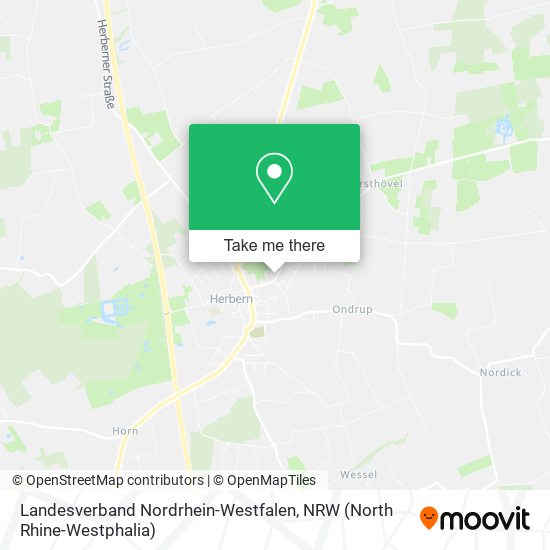 Landesverband Nordrhein-Westfalen map