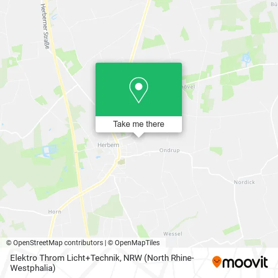 Карта Elektro Throm Licht+Technik