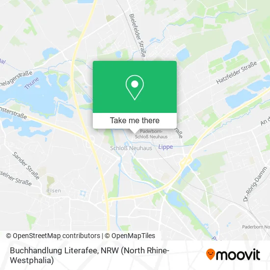 Карта Buchhandlung Literafee