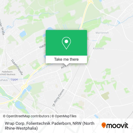 Wrap Corp. Folientechnik Paderborn map