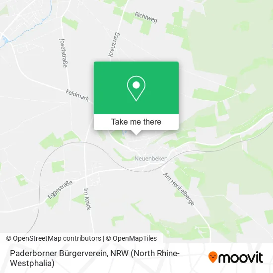 Карта Paderborner Bürgerverein