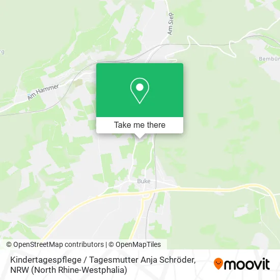 Карта Kindertagespflege / Tagesmutter Anja Schröder