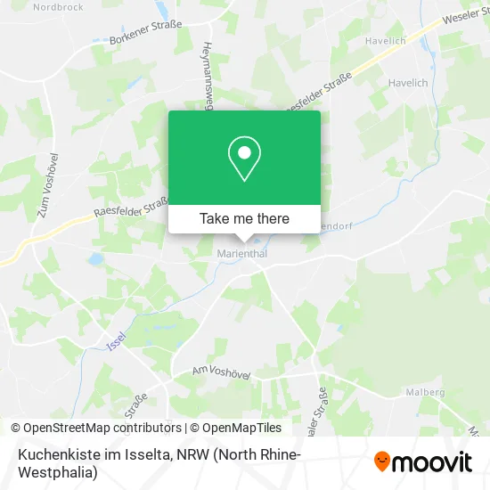 Карта Kuchenkiste im Isselta