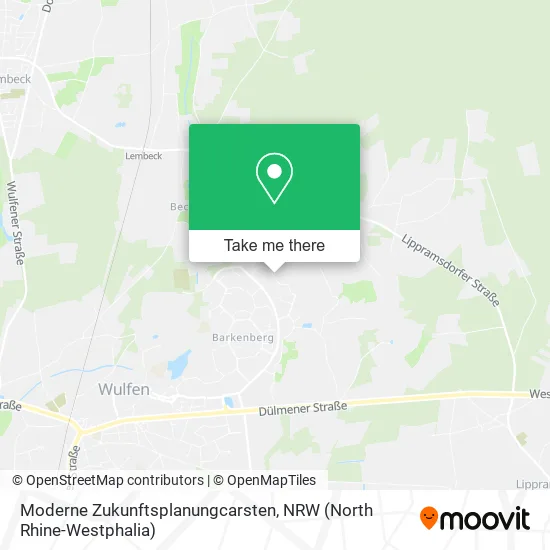 Карта Moderne Zukunftsplanungcarsten