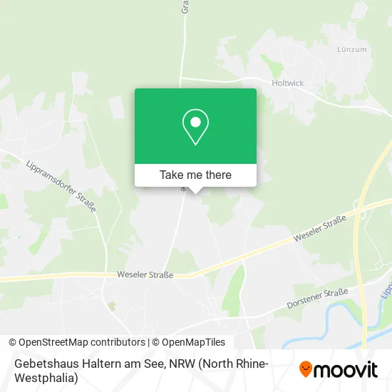 Карта Gebetshaus Haltern am See