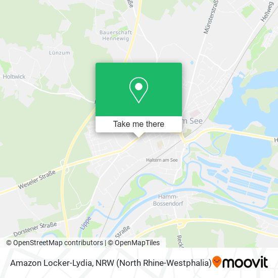 Amazon Locker-Lydia map