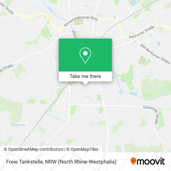 Карта Freie Tankstelle