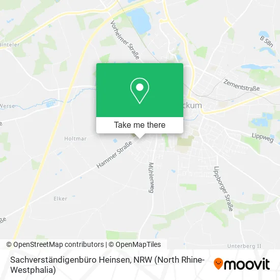 Карта Sachverständigenbüro Heinsen