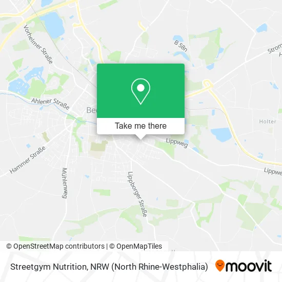 Карта Streetgym Nutrition