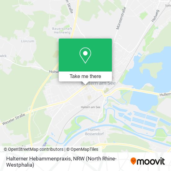 Halterner Hebammenpraxis map