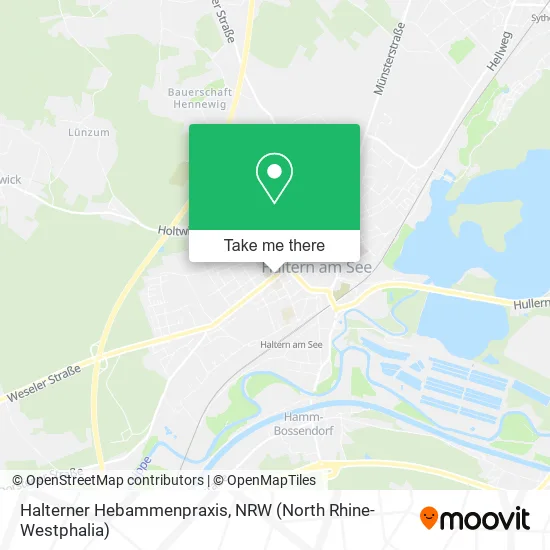 Карта Halterner Hebammenpraxis