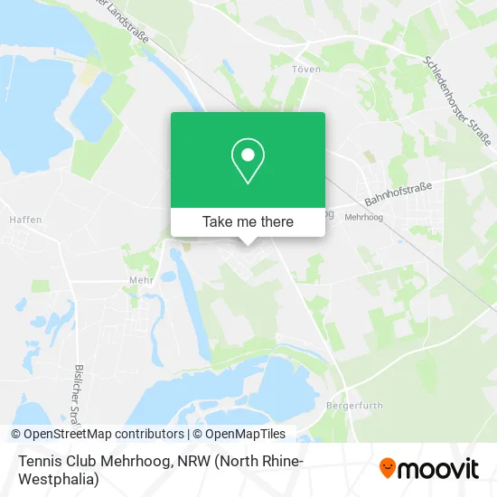 Карта Tennis Club Mehrhoog