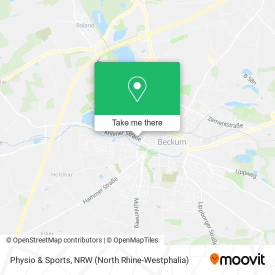 Карта Physio & Sports