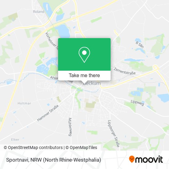 Sportnavi map