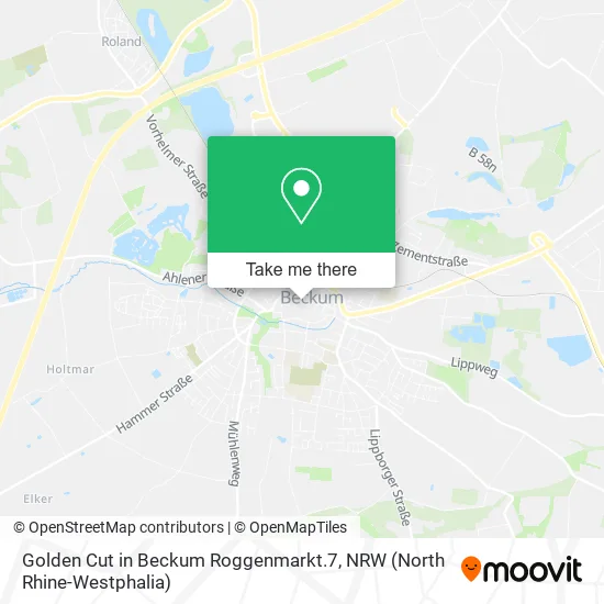 Карта Golden Cut in Beckum Roggenmarkt.7