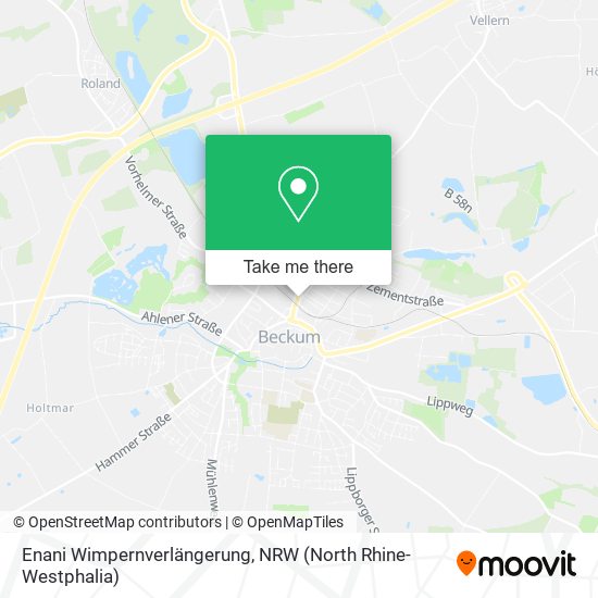 Enani Wimpernverlängerung map