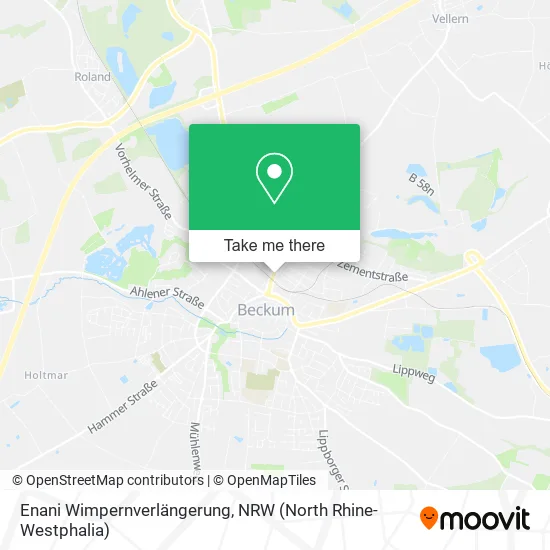 Enani Wimpernverlängerung map