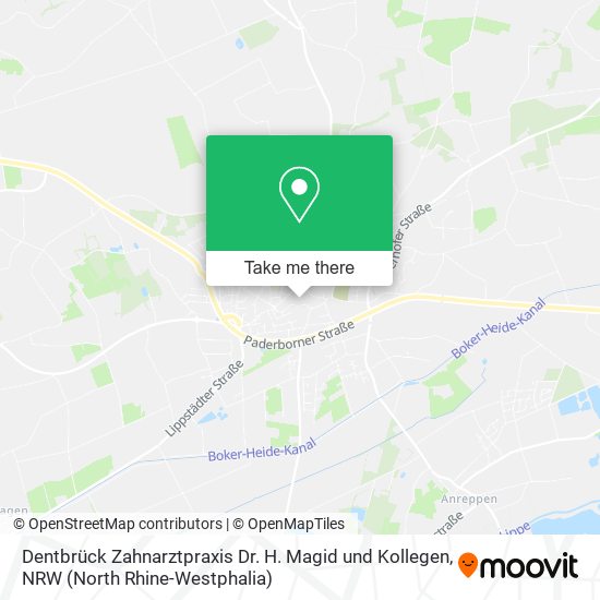 Dentbrück Zahnarztpraxis Dr. H. Magid und Kollegen map