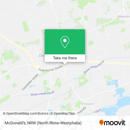 Карта McDonald's