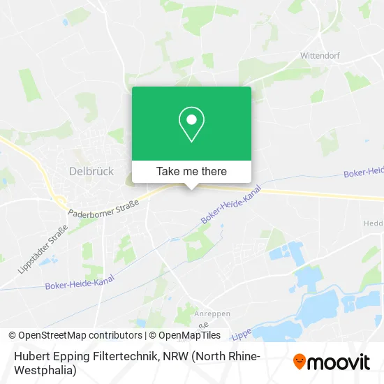 Карта Hubert Epping Filtertechnik