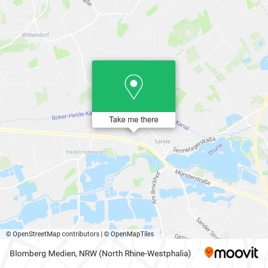 Карта Blomberg Medien