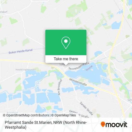 Pfarramt Sande St.Marien map