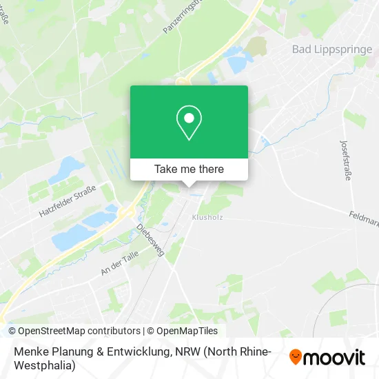 Карта Menke Planung & Entwicklung