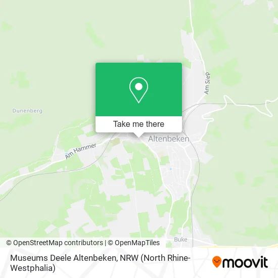 Museums Deele Altenbeken map