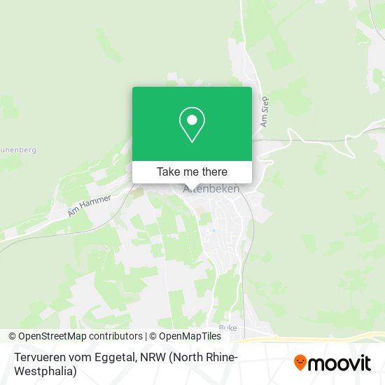 Tervueren vom Eggetal map