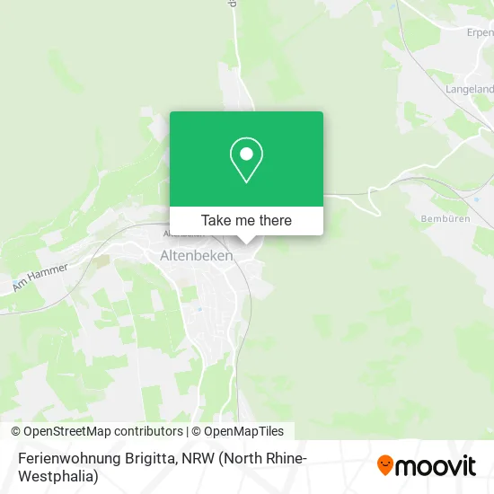 Ferienwohnung Brigitta map