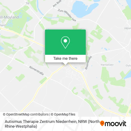 Карта Autismus Therapie Zentrum Niederrhein