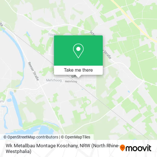 Карта Wk Metallbau Montage Koschany