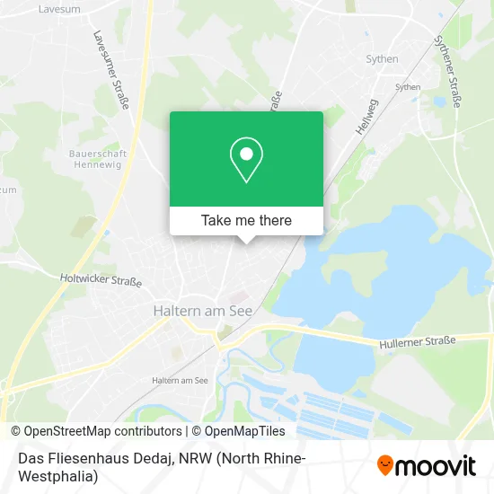 Das Fliesenhaus Dedaj map