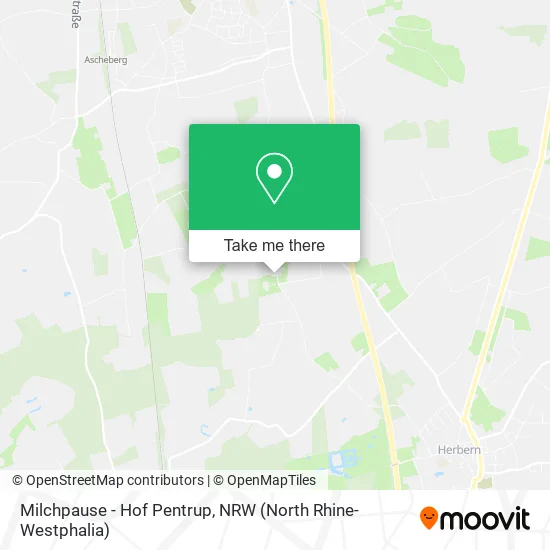 Карта Milchpause - Hof Pentrup