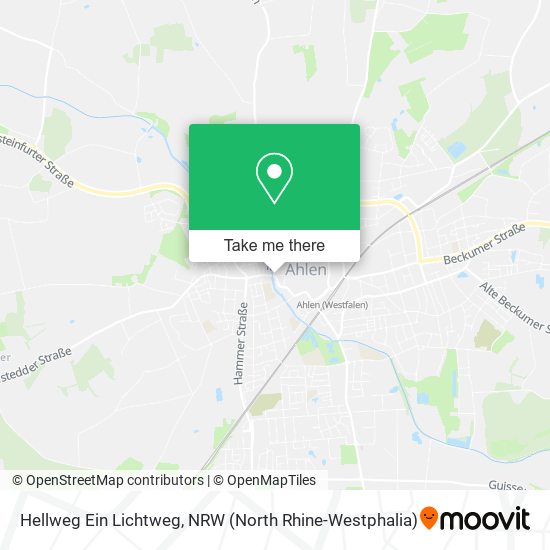 Hellweg Ein Lichtweg map