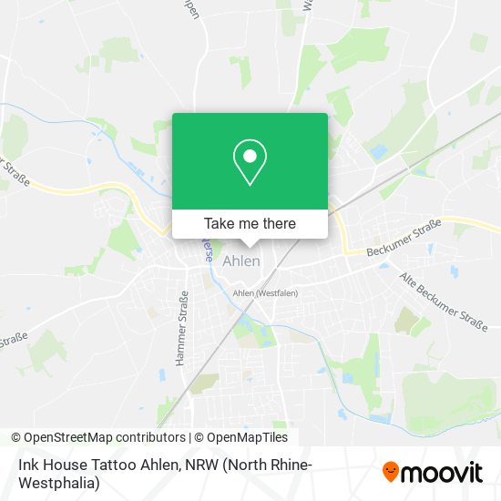 Ink House Tattoo Ahlen map