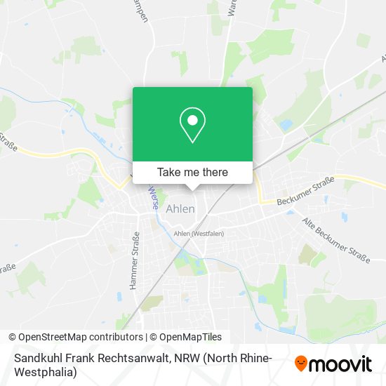 Sandkuhl Frank Rechtsanwalt map