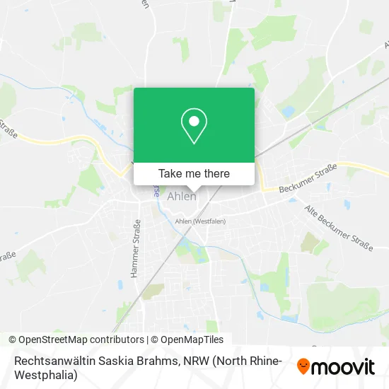 Карта Rechtsanwältin Saskia Brahms