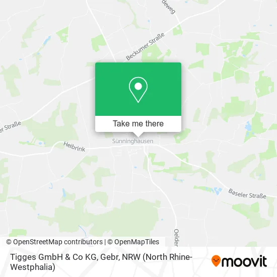 Карта Tigges GmbH & Co KG, Gebr