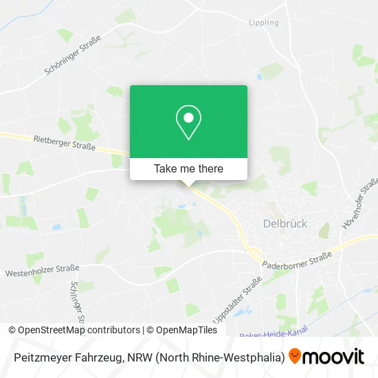 Карта Peitzmeyer Fahrzeug